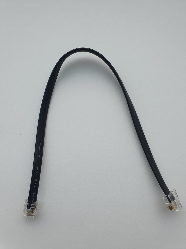 Link-out kabel 30cm kleur: Zwart