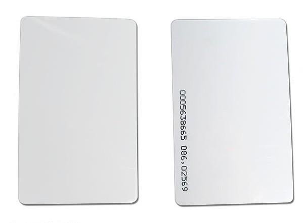 Proximity EM badge, bankkaartf