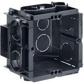 Helia 7501: Q-range inbouwdoos 60x60x50mm zonder schroeven (halogeenvrij)