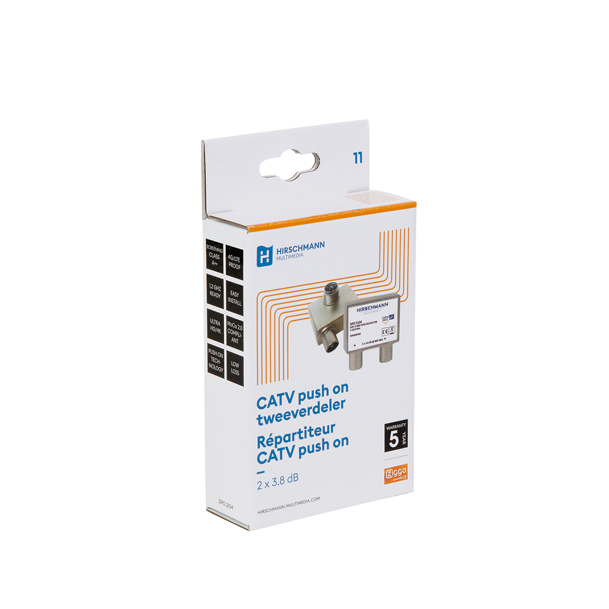 Hirschmann 695020466: DPO2104 shop, 695020466 Tweeverdeler IEC