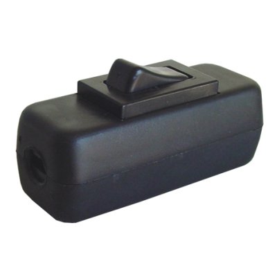 DOORGANG SCHAKELAAR ZWART 2Amp