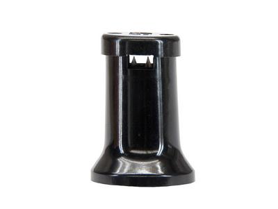 PRIKFITTING E27 ZWART
