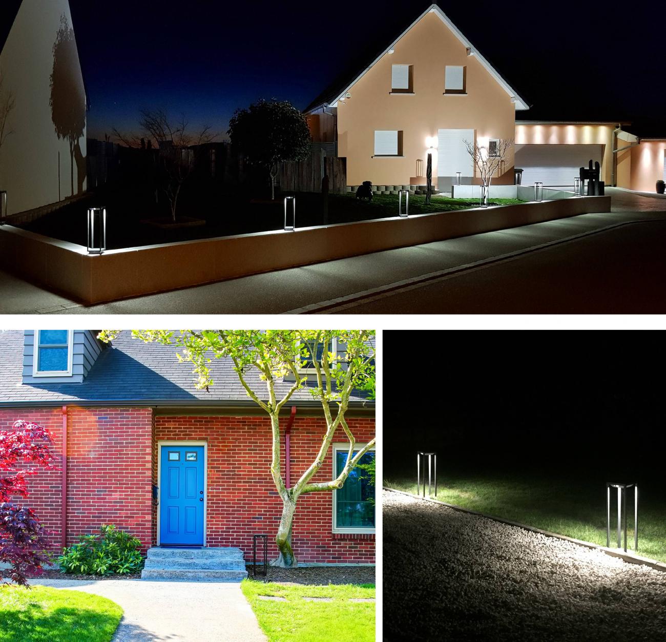 Indigo OU342NW24:  Vierkante verlichtingspaal met zonnecellen en oplaadbare batterij - KALA 2W 600Lm 4000K IP54 ANTRACIET - Image 2