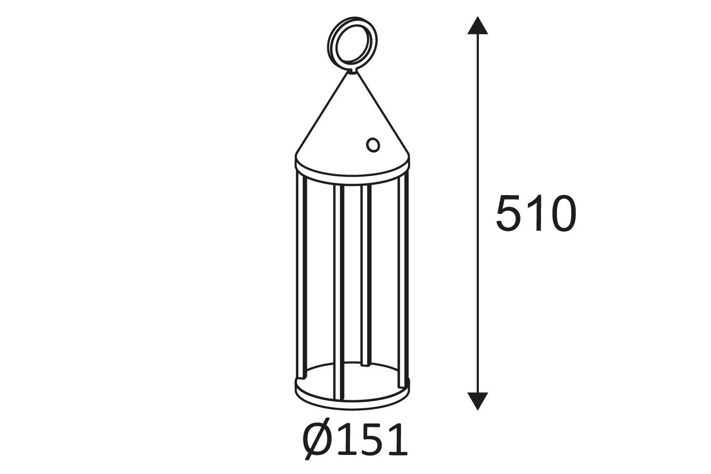 Indigo OU399WW24: Snoerloos mobiel verlichtingsarmatuur - LIKI 2W 580Lm 3000K IP54 Antracite - Image 3