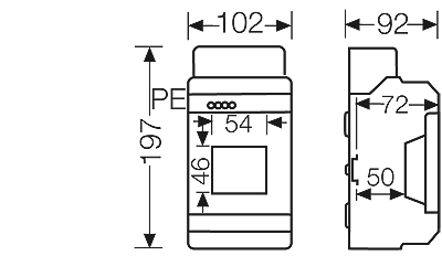 Hensel KV1503B - automatenkast 3 modulen: 1 x 3 x 18mm IP54 - Image 2