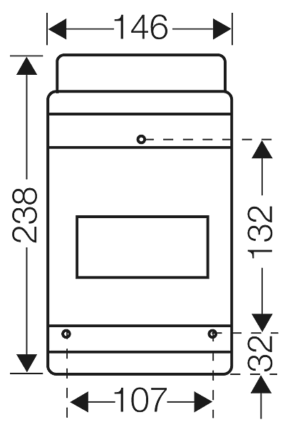 Hensel KV1506B - Automatenkast 6 modulen: 1 x 6 x 18mm IP54 - Image 2