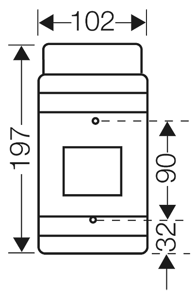 Hensel KV9103B - automatenkast 3 modulen: 1 x 3 x 18mm IP65 - Image 3