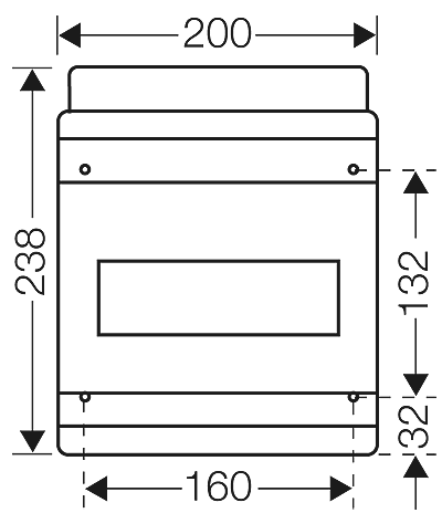 Hensel KV9109B - Automatenkast 9 modulen: 1 x 9 x 18mm IP65 - Image 2
