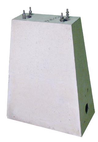Betonsokkel voor Frame 2X AMTRON