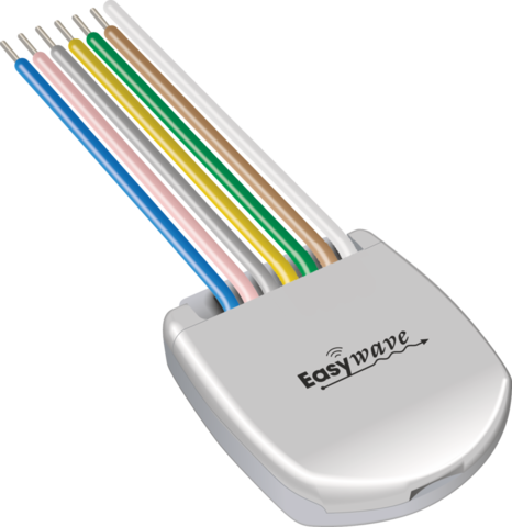 Mini RF-interface voor drukknoppen of schakelaars, incl. bat
