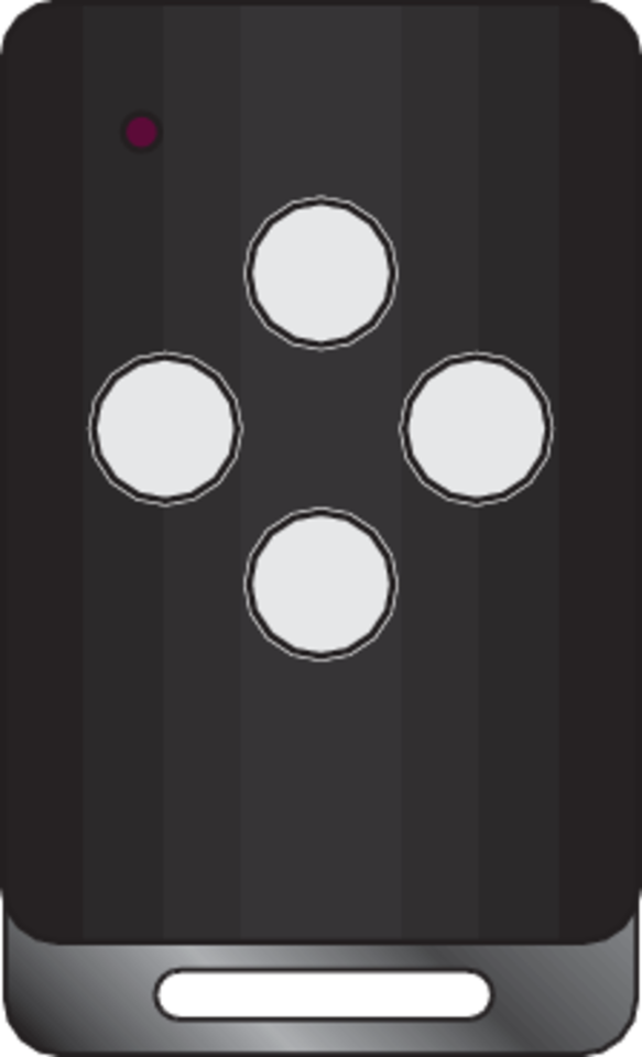 Niko 05-317: Draadloze minihandzender met 1 kanaal en 4 bedieningsknoppen - Image 2