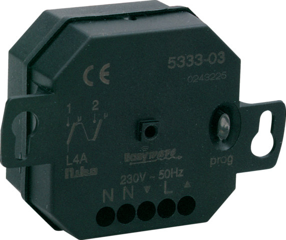 Inbouw RF-ontvanger met rolluikfunctie