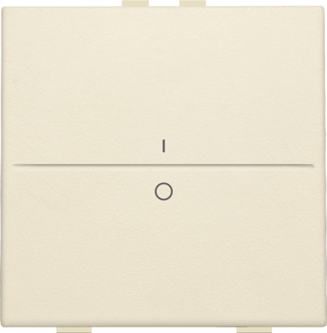 Enkelvoudige toets met opdruk 'I' en '0' voor draadloze scha