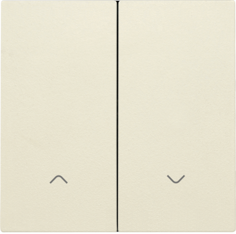 Afwerkingsset voor dubbele elektronische rolluikschakelaar,