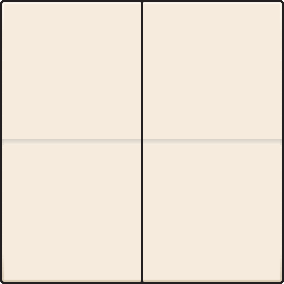 Niko 100-31008: Afwerkingsset voor viervoudige elektronische schakelaar of drukknop, cream - Image 2