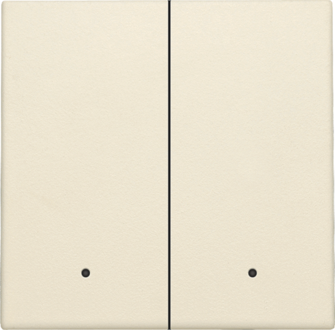 Afwerkingsset met lens voor dubbele elektronische schakelaar