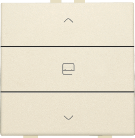 Enkelvoudige motorbediening voor Niko Home Control, cream