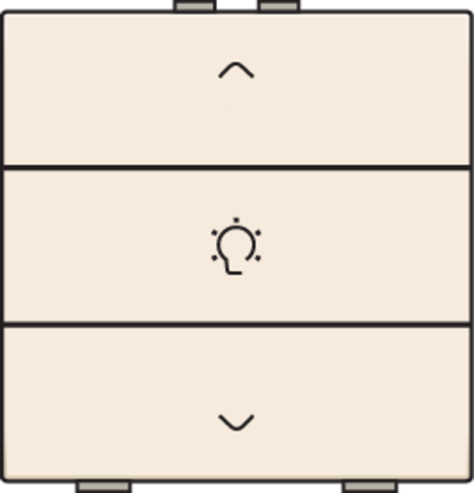 Niko 100-51043: Enkelvoudige dimbediening voor Niko Home Control, cream - Image 2