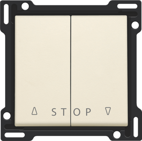 Afwerkingsset voor tweevoudige rolluikdrukknop voor elektron