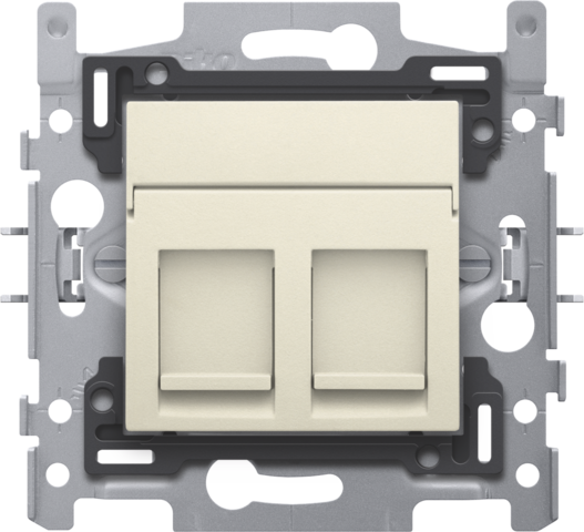 2 RJ45-aansluitingen UTP Cat. 5E, klaar voor PoE++, vlakke u