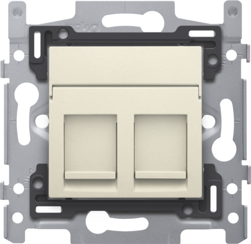 2 RJ45-aansluitingen STP Cat. 5E, klaar voor PoE++, vlakke u