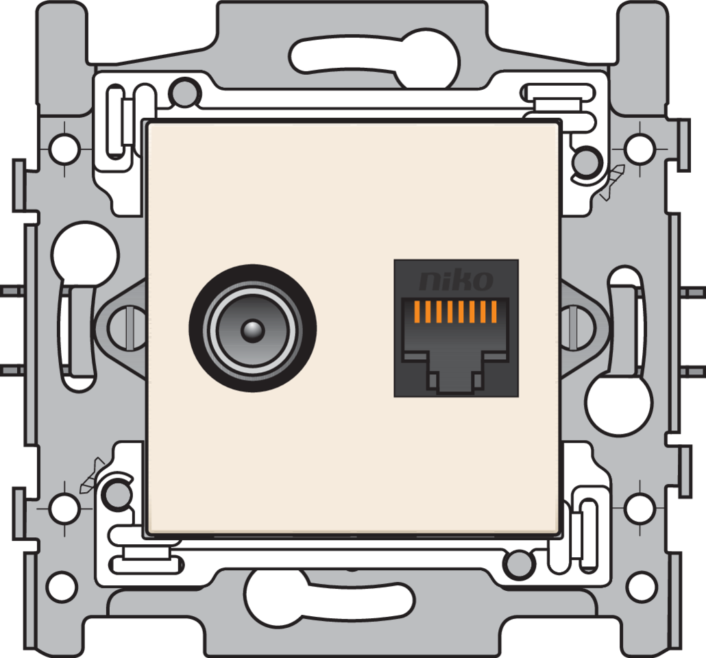 Combinatie coax met RJ45-aansluiting UTP Cat. 6A, klaar voor - Image 2