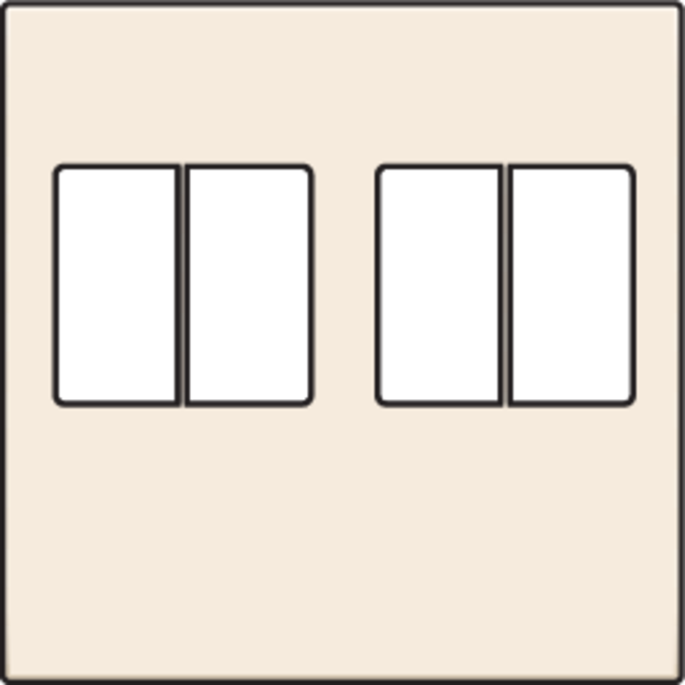 Niko 100-69701: Afwerkingsset voor tweevoudige luidsprekeraansluiting, cream - Image 2