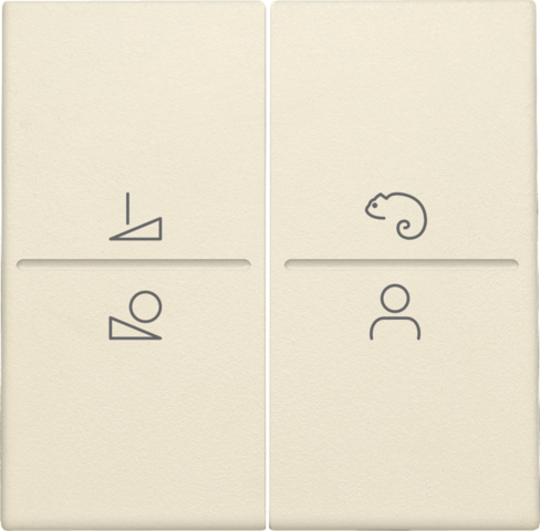 Afwerkingsset voor een draadloze schakelaar of een drukknop