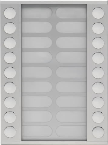 Uitbreidingsmodule met 18 bellen in twee rijen voor opbouwbu