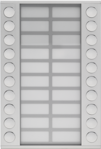 Uitbreidingsmodule met 20 bellen in twee rijen voor opbouwbu