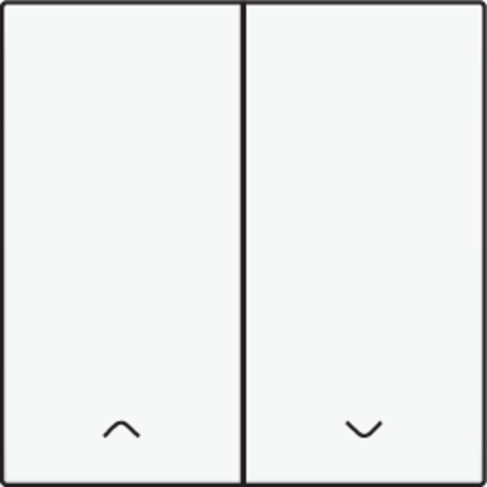 Niko 101-31006: Afwerkingsset voor dubbele elektronische rolluikschakelaar, white - Image 2