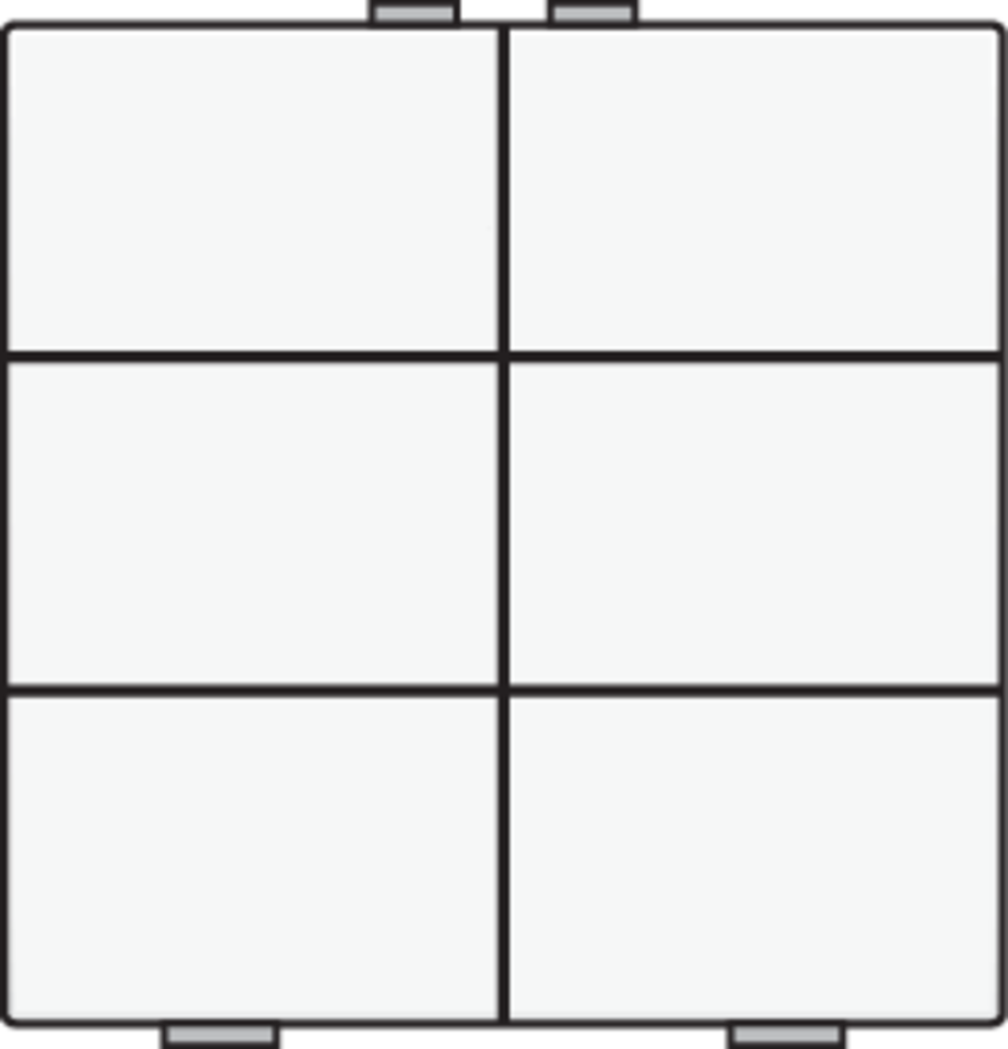 Niko 101-51006: Zesvoudige drukknop voor Niko Home Control, white - Image 2