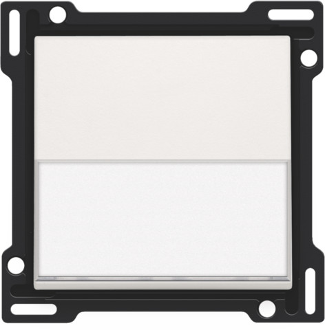 Afwerkingsset met tekstveld voor enkelvoudige schakelaar of