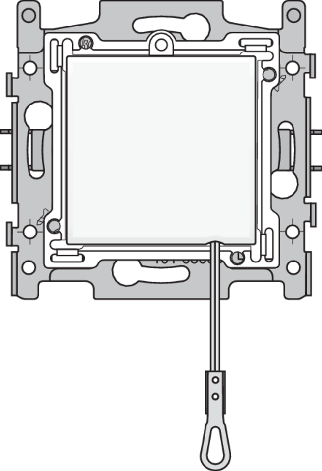 Niko 101-63600: Trekschakelaar wissel, sokkel, schroefklemmen en afwerkingsset white - Image 2