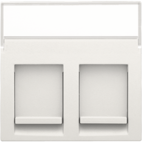 Centraalplaat data 2x rj met tekstveld