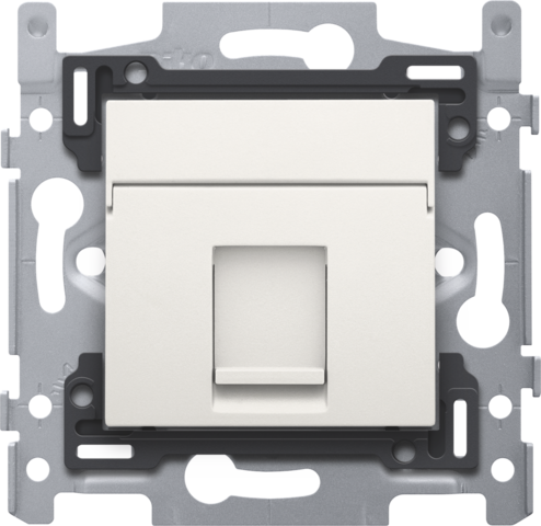 1 RJ45-aansluiting STP Cat. 5E, klaar voor PoE++, vlakke uit