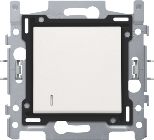 Wisselcontroleschakelaar met 4 aansluitklemmen, sokkel, schr