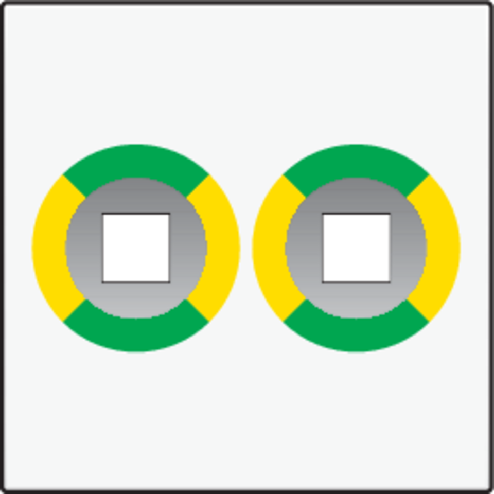 Niko 101-69512: Afwerkingsset voor stopcontact met dubbel potentiaalvereffeningscontact, white - Image 2