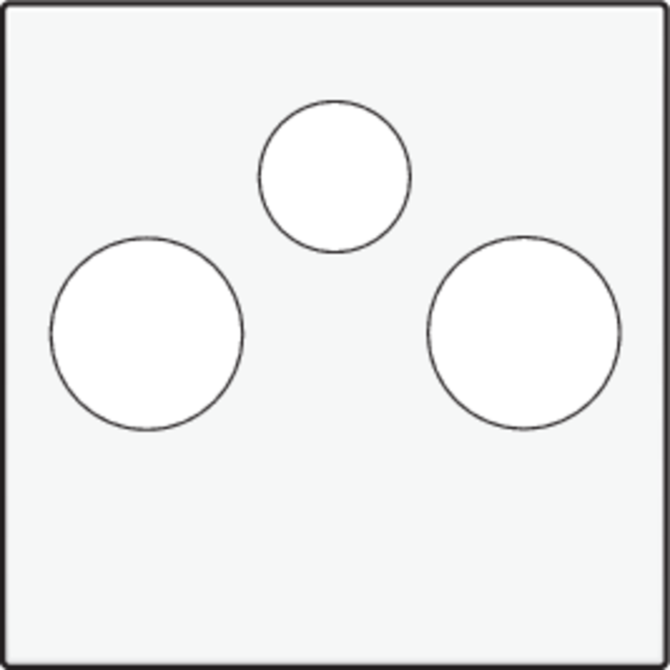 Niko 101-69551: Afwerkingsset voor 2 enkelvoudige coaxaansluitingen voor tv en FM en een satellietaansluiting, white - Image 2