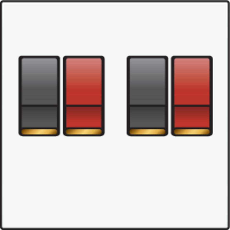 Niko 101-69703: Afwerkingsset voor tweevoudige luidsprekeraansluiting, voor inbouw in installatiekanalen of spatwaterdicht schakelmateriaal - Image 2