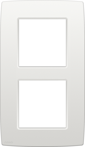 Tweevoudige afdekplaat, 60 mm centerafstand, verticaal, Niko