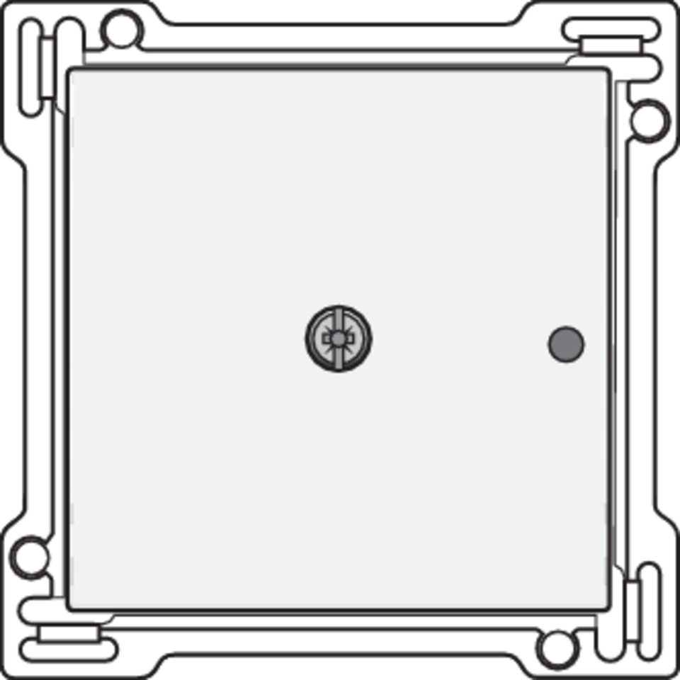 Niko 101-77001: Afwerkingsset voor 1-kanaals inbouw RF-ontvanger met enkelpolig (potentiaalvrij) schakelcontact of inbouw RF-ontvanger met rolluikfunctie, white - Image 2