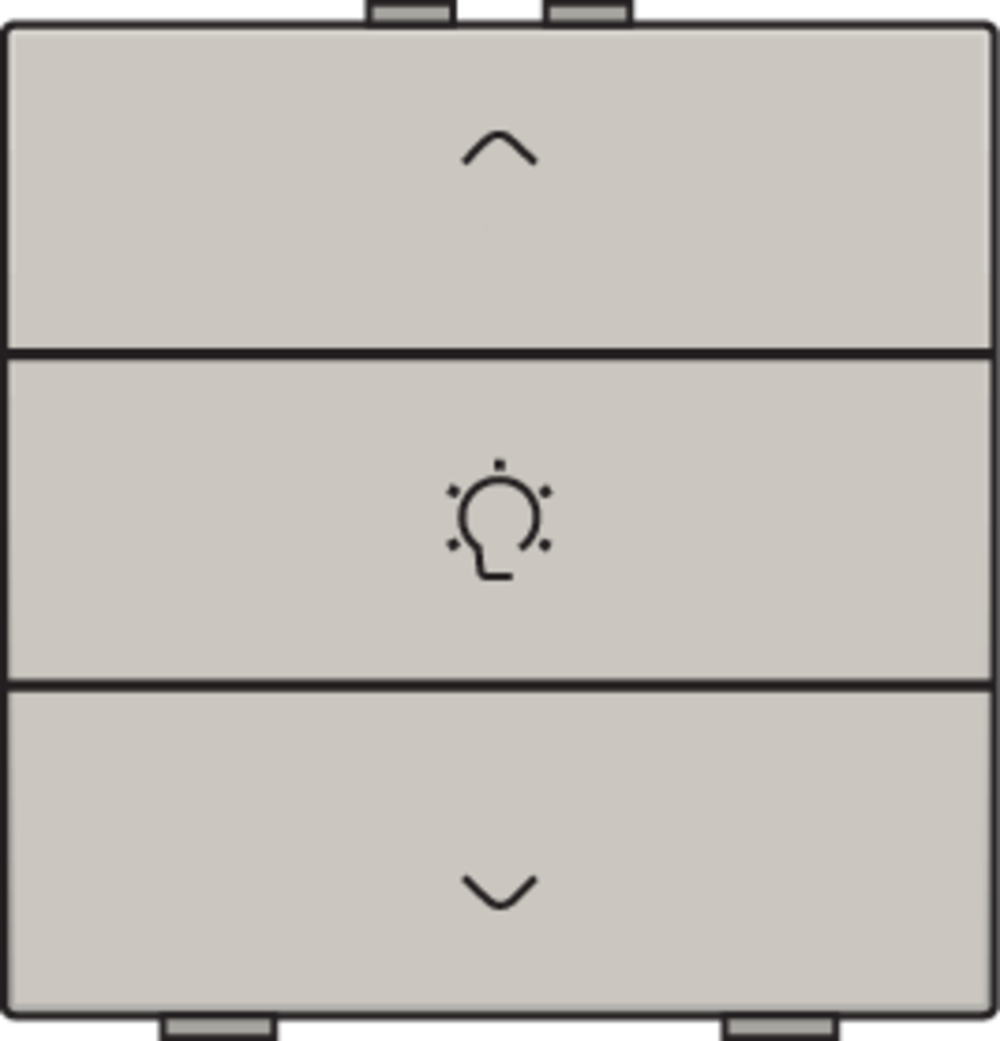 Niko 102-51043: Enkelvoudige dimbediening voor Niko Home Control, light grey - Image 2