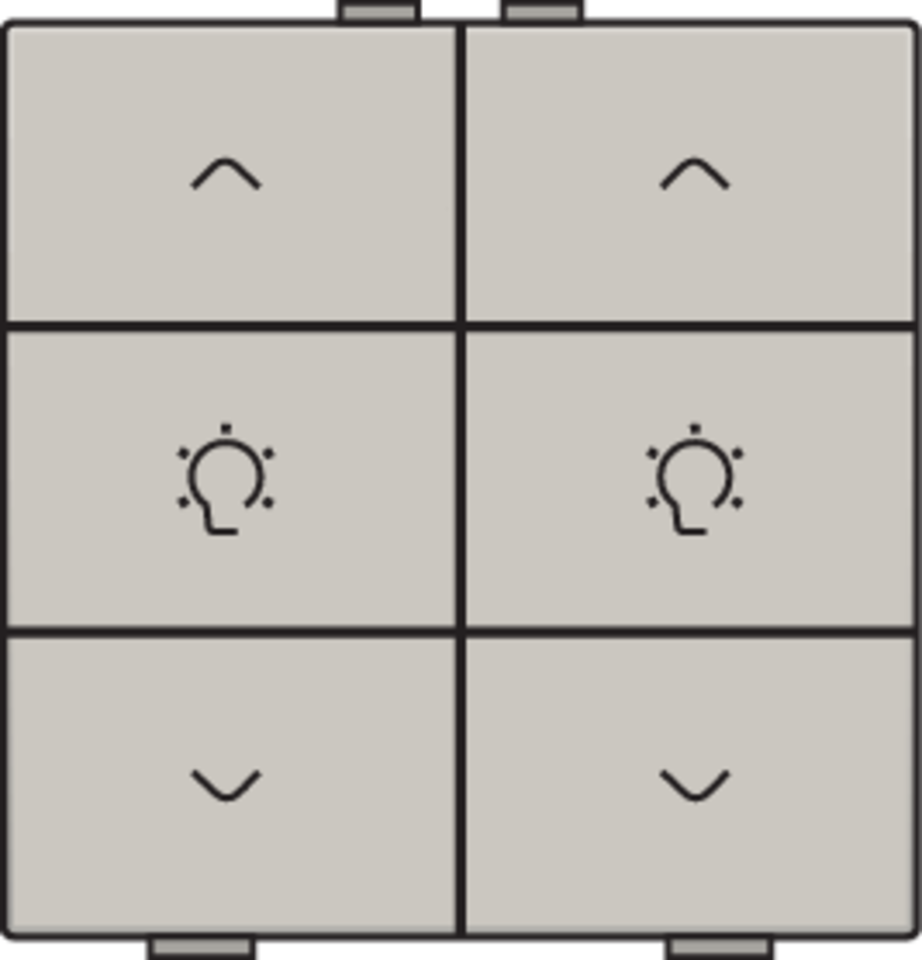 Niko 102-51046: Dubbele dimbediening voor Niko Home Control, light grey - Image 2