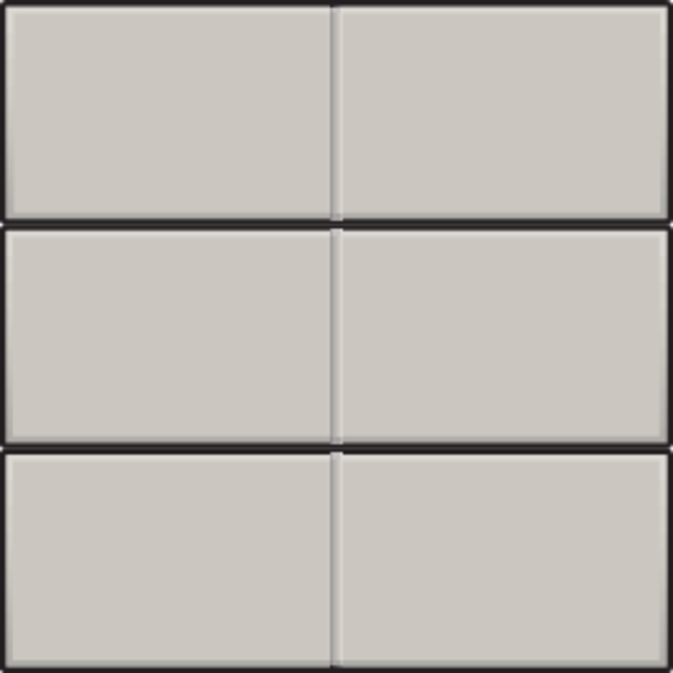 Niko 102-60050: Afwerkingsset voor 6-voudige potentiaalvrije drukknop 24 V, light grey - Image 2