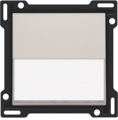 Afwerkingsset met tekstveld voor enkelvoudige schakelaar of