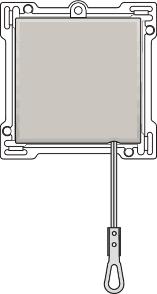 Niko 102-63606: Afwerkingsset voor trekschakelaar, light grey - Image 2