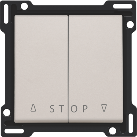 Afwerkingsset voor tweevoudige rolluikdrukknop voor elektron