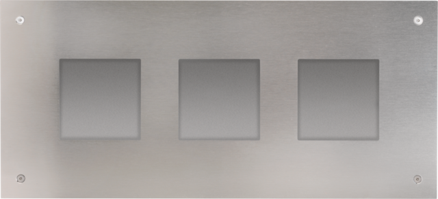 Niko 10-353: Frontplaat en inbouwdoos voor modulaire buitenpost