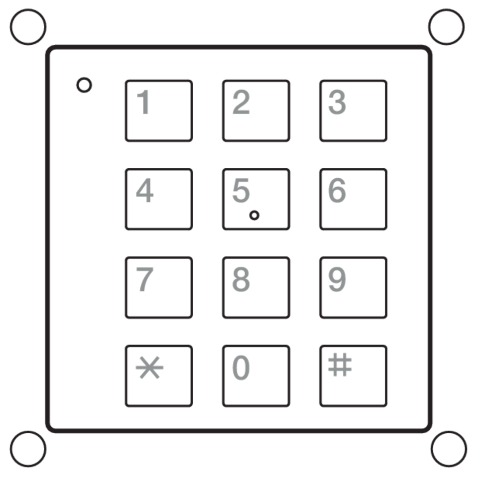 Niko 10-363: Codeslot-module voor modulaire buitenpost - Image 2